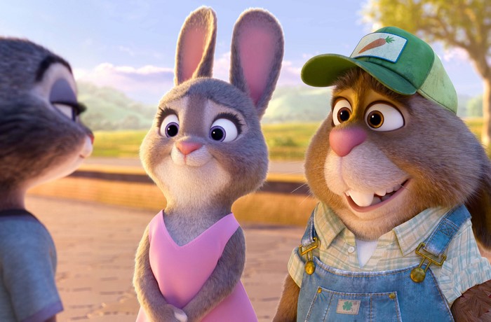 Judy Hopps and other rabbits from Zootopia