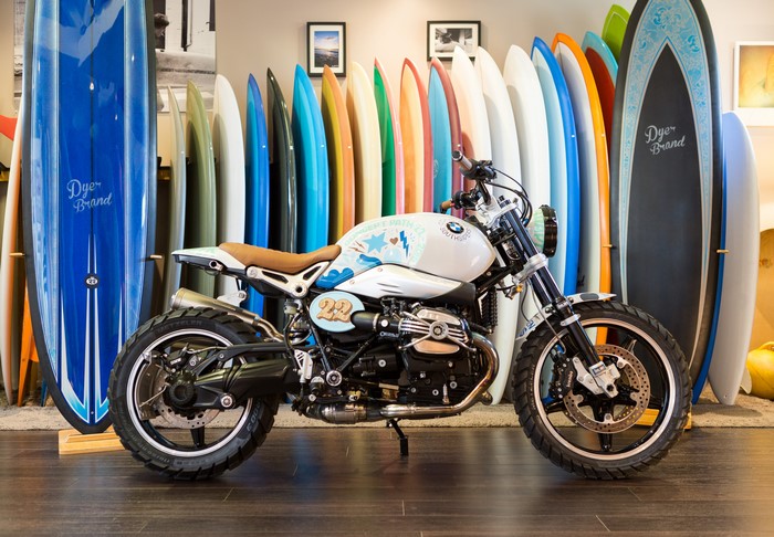 BMW Concept Path 22 Motorcycle with Surfboards