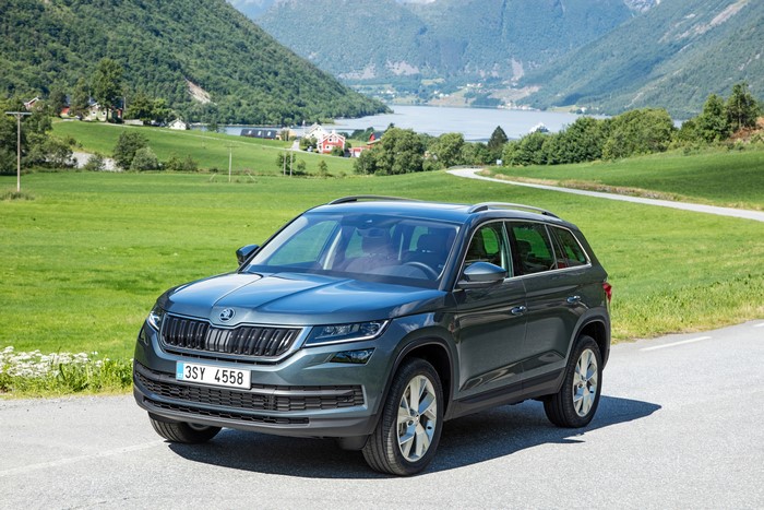 Grey Skoda Kodiaq 2016