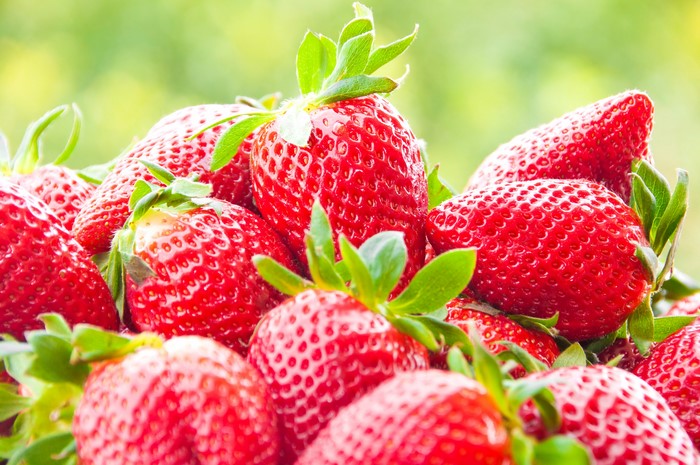 Close-up of fresh strawberries