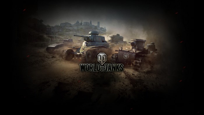 World of Tanks game art with tanks