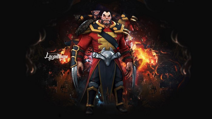 Lycan from DOTA 2 with claws