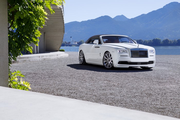 White Rolls-Royce Dawn by Spofec