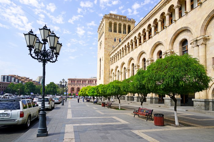 Republic Square in Yerevan, Armenia