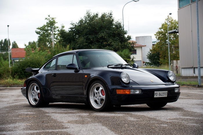 Black 1992-93 Porsche 911 Turbo 3.6 Coupe