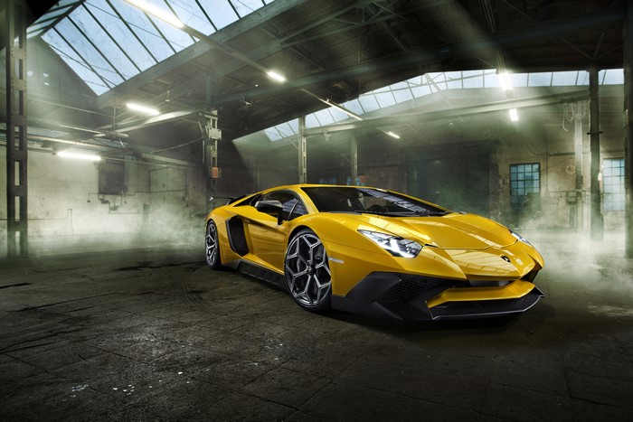 Yellow 2016 Novitec Torado Aventador LP 750-4 Superveloce Lamborghini