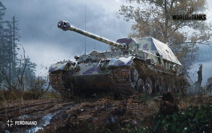 Ferdinand World of Tanks SPG Mud