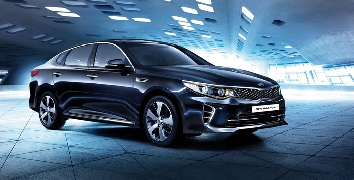 Dark Blue 2016 Kia Optima Sedan