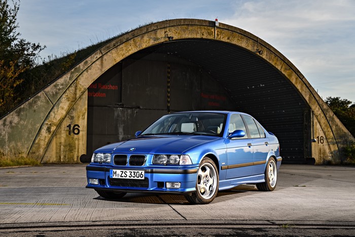 Blue 1994-98 BMW M3 Sedan