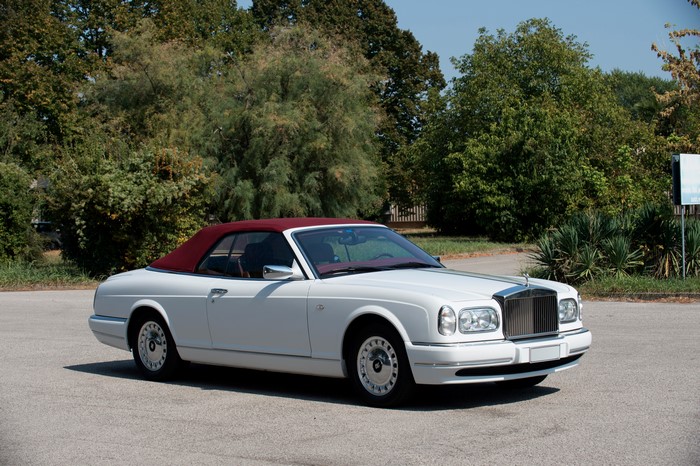 White 2000-02 Rolls-Royce Corniche Convertible