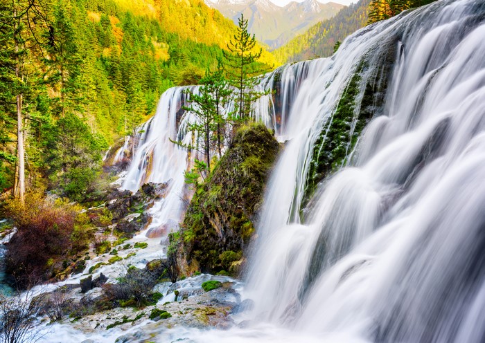 Pearl Shoal Waterfall, Sichuan Province, China