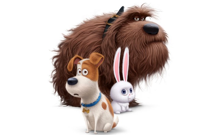 Max, Duke, and Snowball from The Secret Life of Pets