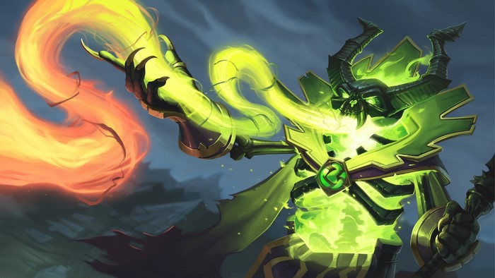 Pugna from DOTA 2 casting spells
