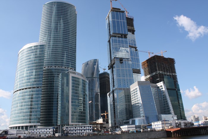 4K Moscow-City Skyscrapers Russia