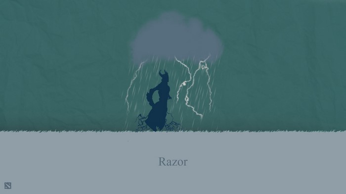 Razor from DOTA 2 in a storm