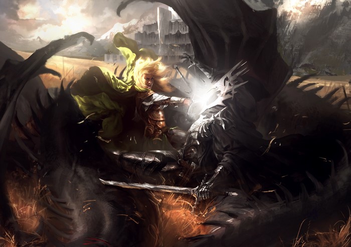 4K The Lord of the Rings Battle Fan Art