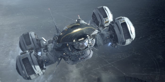 Prometheus ship in space