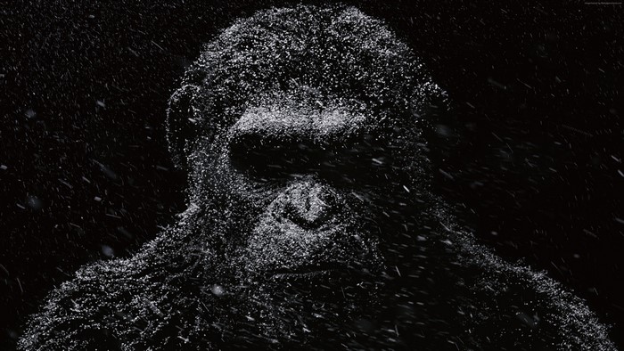 4K War for the Planet of the Apes Caesar