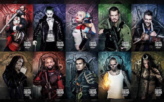 Suicide Squad 2016 Characters Montage