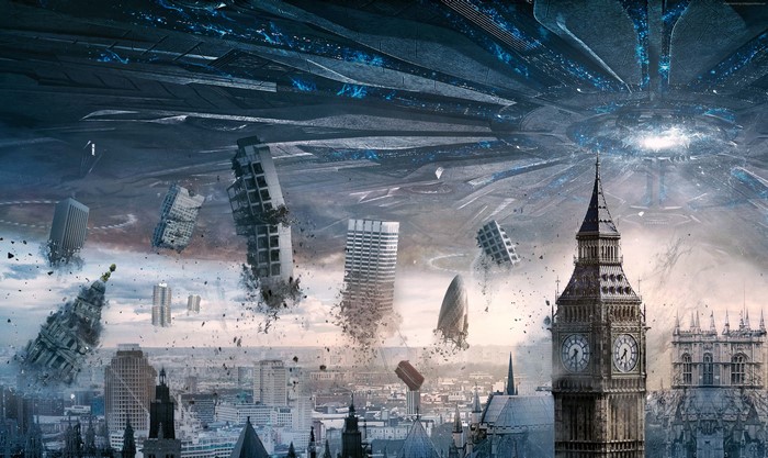 Independence Day Resurgence: UFOs Destroy London