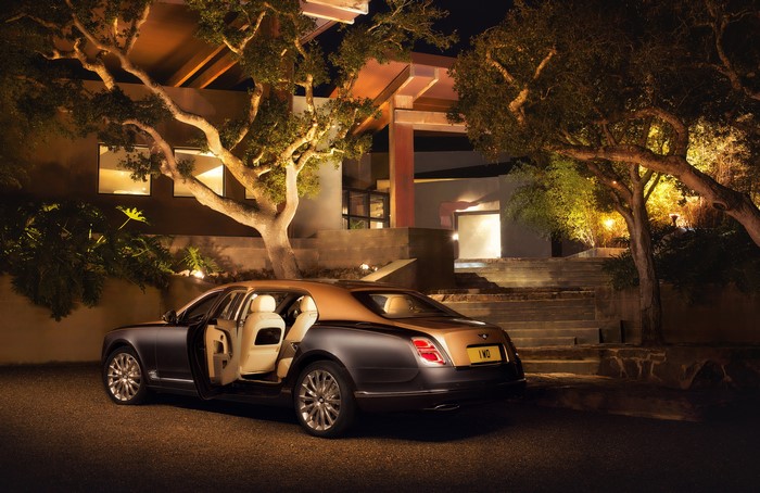 Bentley Mulsanne EWB Luxury Car at Night