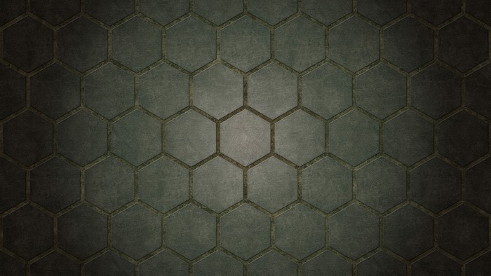 Dark Hexagonal Tile Texture