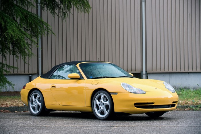 Yellow 1998-2001 Porsche 911 Carrera Cabriolet
