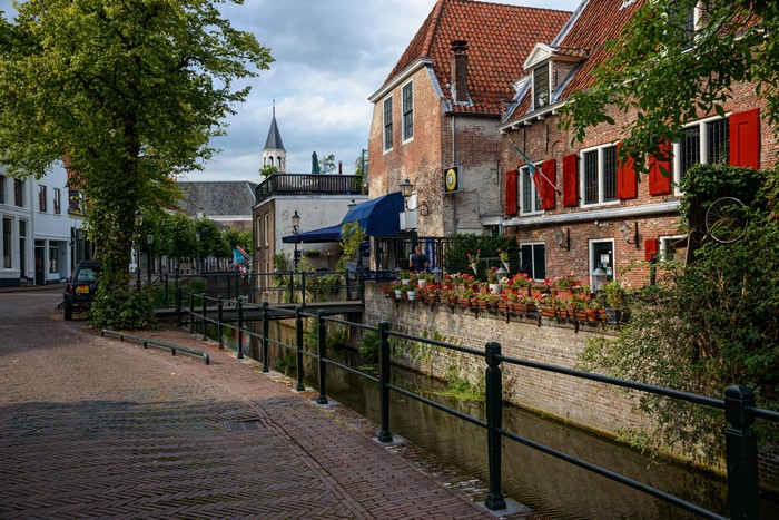 Canal in Amersfoort, Netherlands