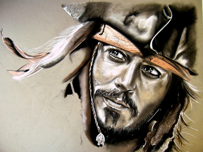 Jack Sparrow, Pirates of the Caribbean, Johnny Depp, Pirates, Face