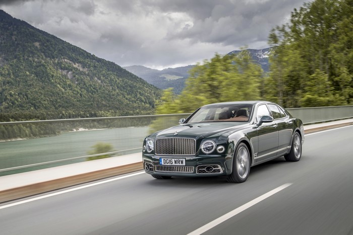 Bentley Mulsanne Speed on a Mountain Road