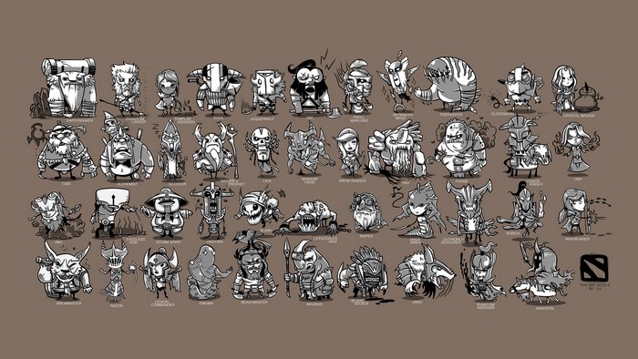 Dota 2 Characters Fan Art