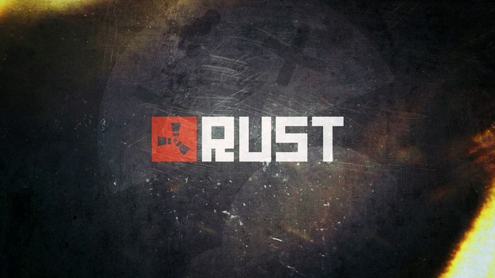 RUST game logo emblem