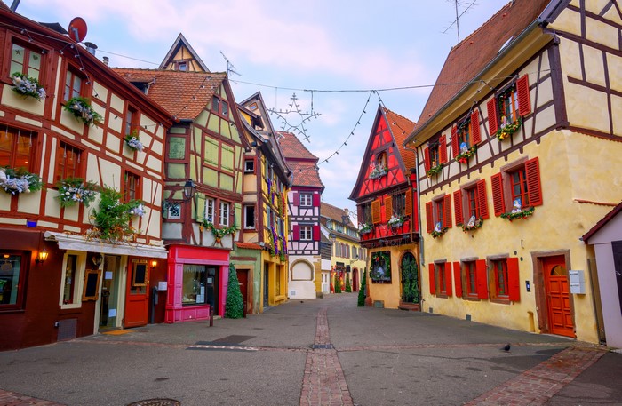 Colmar Alsace France Houses Street