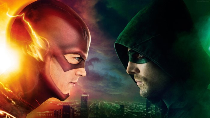The Flash and Arrow from Heroes Comics