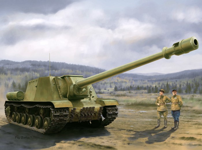 ISU-152 SPG Painting Art