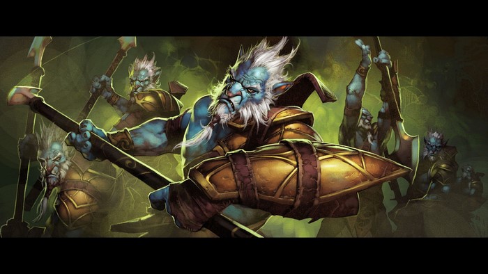 Dota 2 Phantom Lancer Warriors with Spears