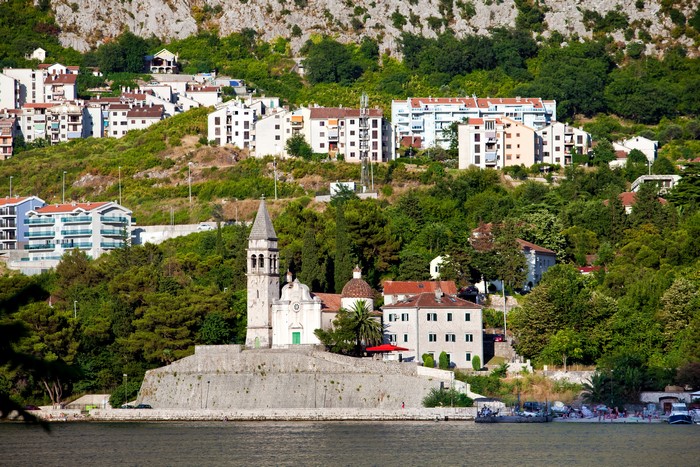Kotor Montenegro Houses on Hillside