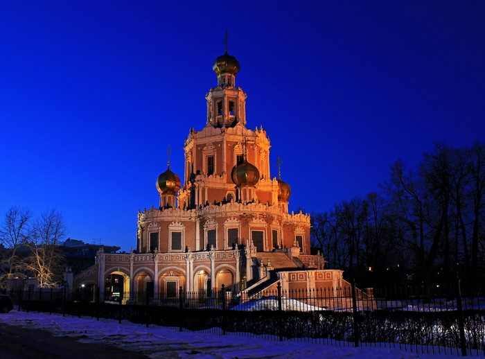 Church of the Intercession of the Mother of God in Fili, Moscow, Russia