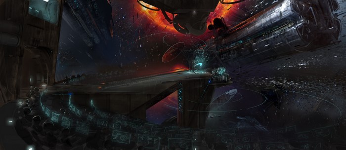 4K Ender's Game Spaceship Command Center