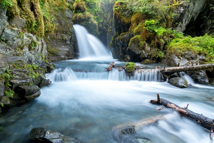 Virgin Falls, Alaska, USA