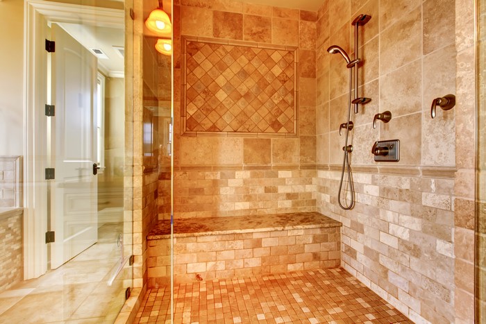 Luxury Bathroom Interior Design with Tile