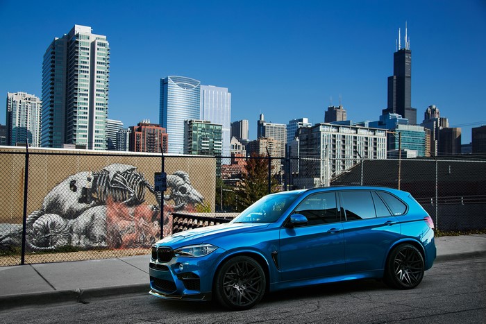 4K 2015-16 IND BMW X5 M Light Blue Metallic