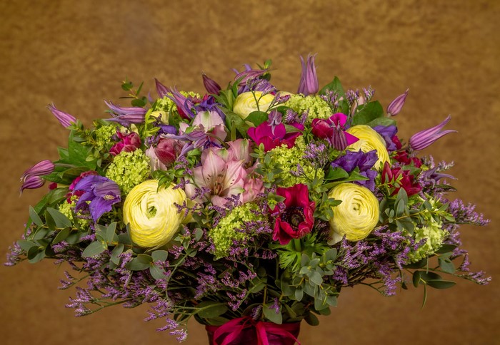 Bouquet of Ranunculus and other flowers