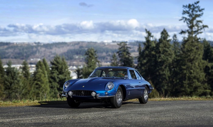 Blue Metallic Ferrari Pininfarina Coupe