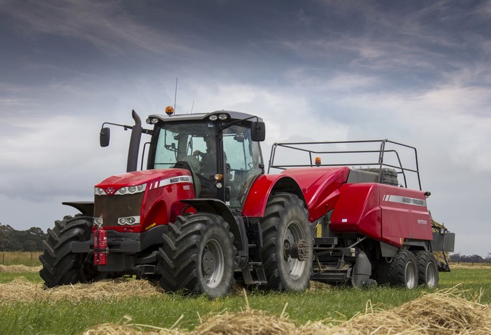 Massey Ferguson 8660 Tractor in a Field