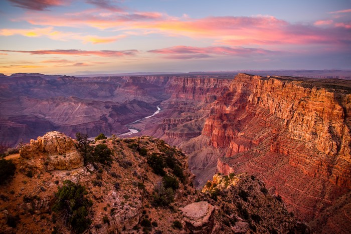 Grand Canyon National Park at Sunset