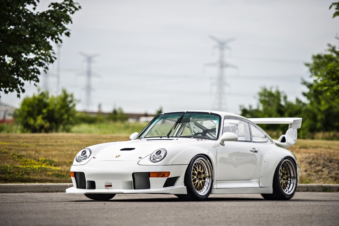 White 1996-98 Porsche 911 GT2 Evo (993)