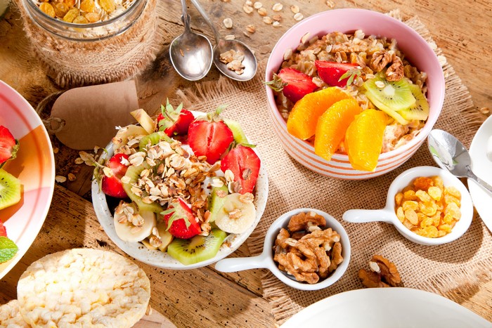 Still-life of Muesli with Fruit and Nuts