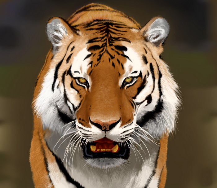 Tiger Painting Art