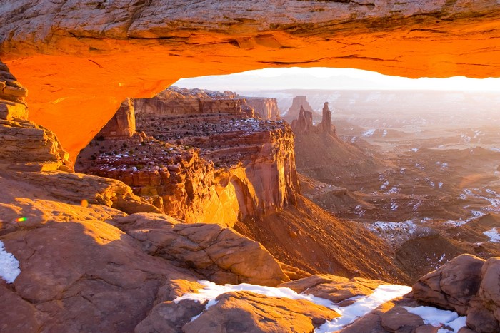 Mesa Arch in Canyonlands National Park at Sunrise